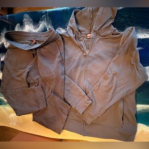 SALE! BUY or BUNDLE NWOT X2 Piece Set Mens Degree32 JoggersL &Sweat ShirtXL Gray